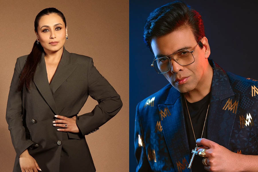 Rani Mukherjee and Karan Johar